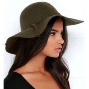 Gypsy Warrior hunter green floppy brim sun hat